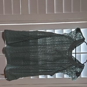 Green Lace Blouse